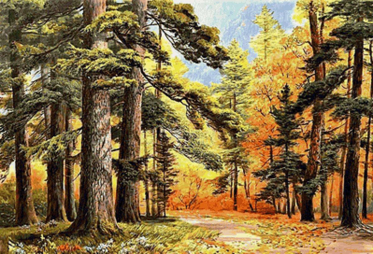 Пейзаж - горы, лес, пейзаж - предпросмотр