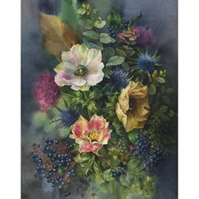 Схема вышивки «Букет»