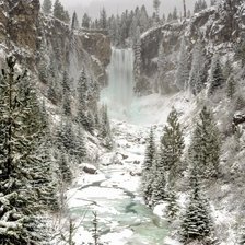 Схема вышивки «Водопад»