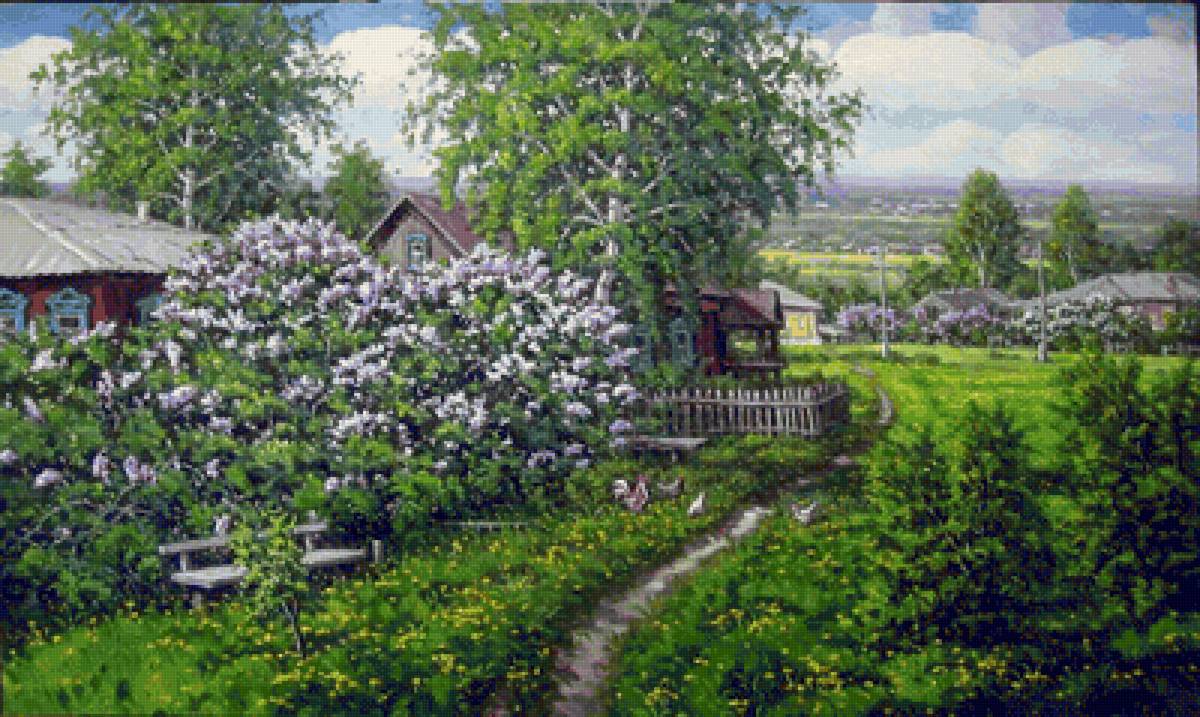 В деревне - природа - предпросмотр