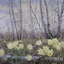 Схема вышивки «Весна»