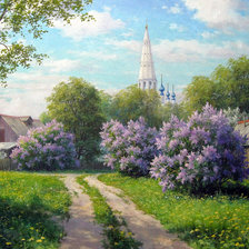 Схема вышивки «Весна»