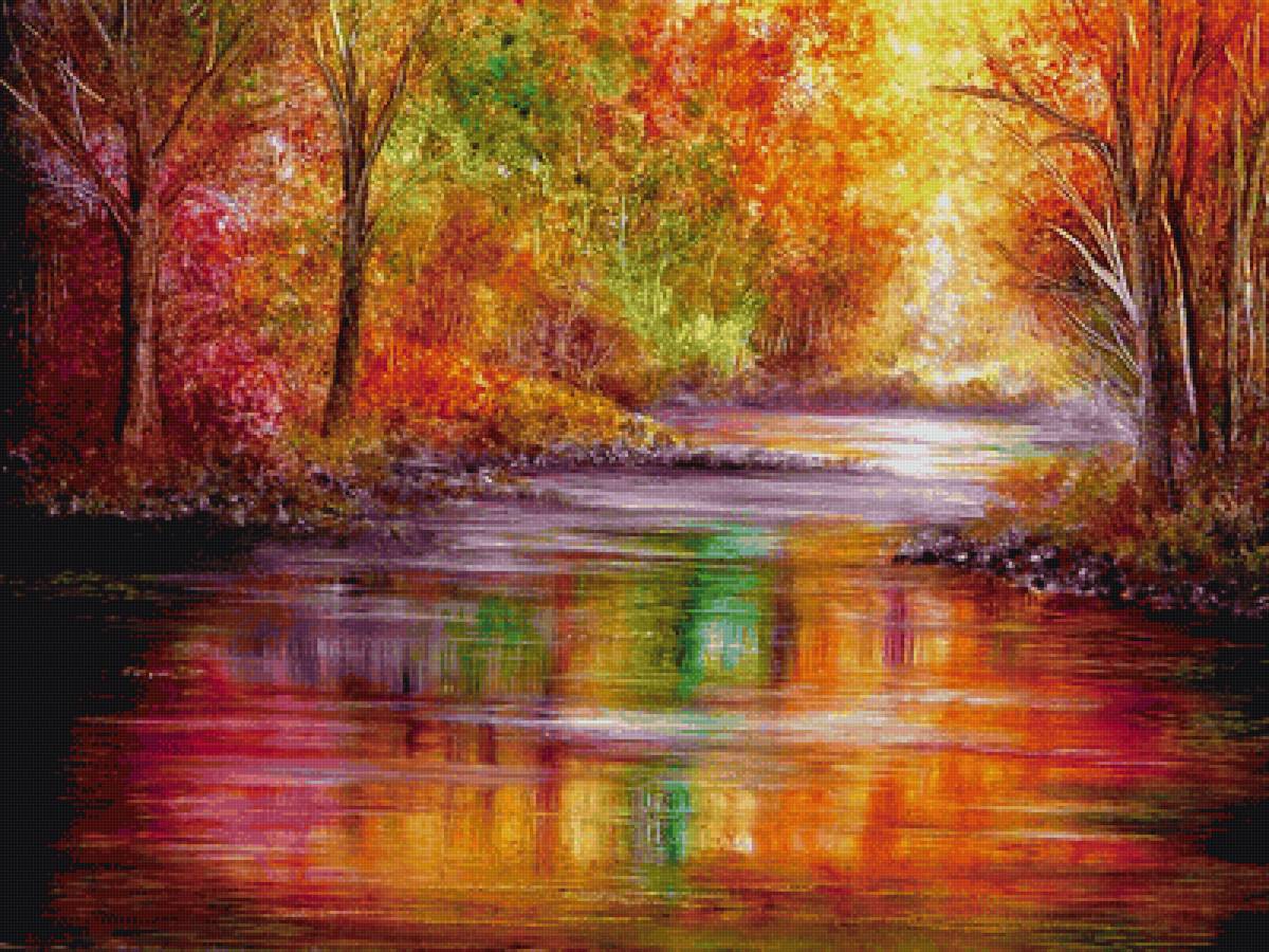 природа - багряная осень - предпросмотр