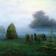 Схема вышивки «туман»