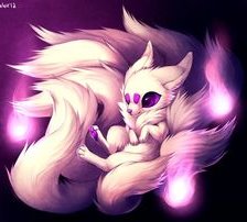 Схема вышивки «Кицунэ»