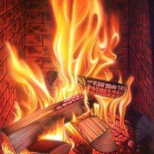 Схема вышивки «огонь»