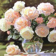 Схема вышивки «Розы»