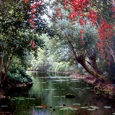 Схема вышивки «Пейзаж»