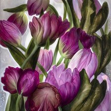 Схема вышивки «Цветы»