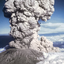 Схема вышивки «извержение вулкана»