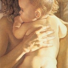 Схема вышивки «TERNURA MATERNAL»