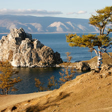 Схема вышивки «пейзаж морской.»