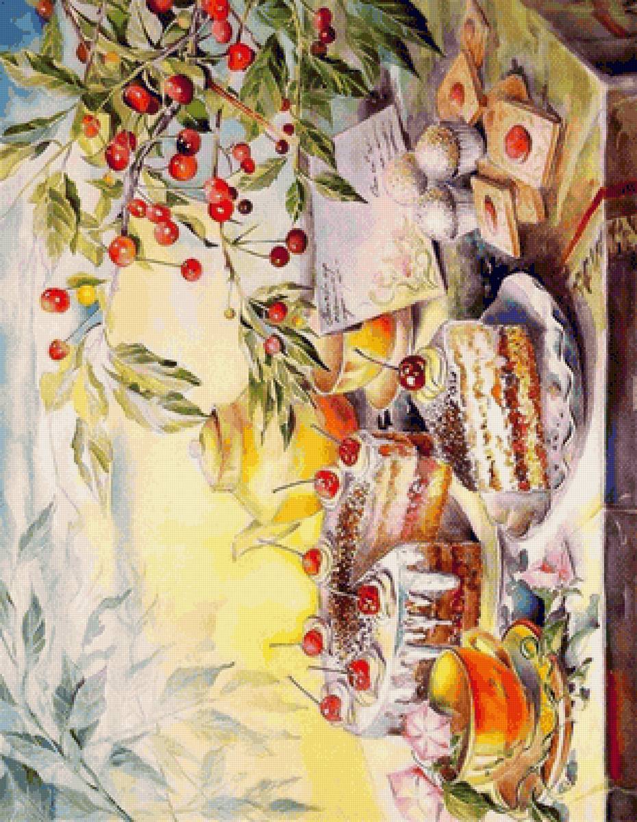 С ДНЁМ РОЖДЕНИЯ - еда, натюрморт - предпросмотр