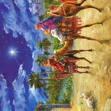 Схема вышивки «МАРЧЕЛЛО КОРТИ. МУДРЕЦЫ С ВОСТОКА»