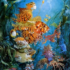 Схема вышивки «ДЖЕЙМС КРИСТЕНСЕН. ФАНТАЗИИ МОРЯ»