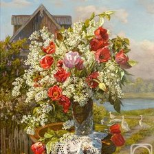 Схема вышивки «flori»