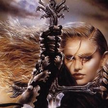 Схема вышивки «девушка»