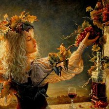 Схема вышивки «девушка»