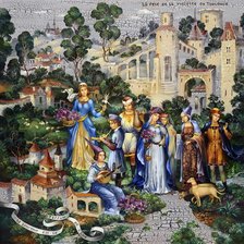 Схема вышивки «la festa delle violette»