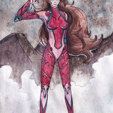 Схема вышивки «Noblesse. Аниме девушка»