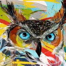 Схема вышивки «Coruja.»