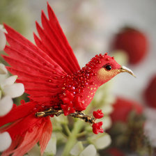 Схема вышивки «Птичка2»