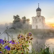Схема вышивки «Покров на Нерли»