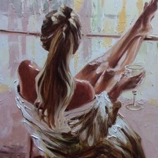 Схема вышивки «Мысли»