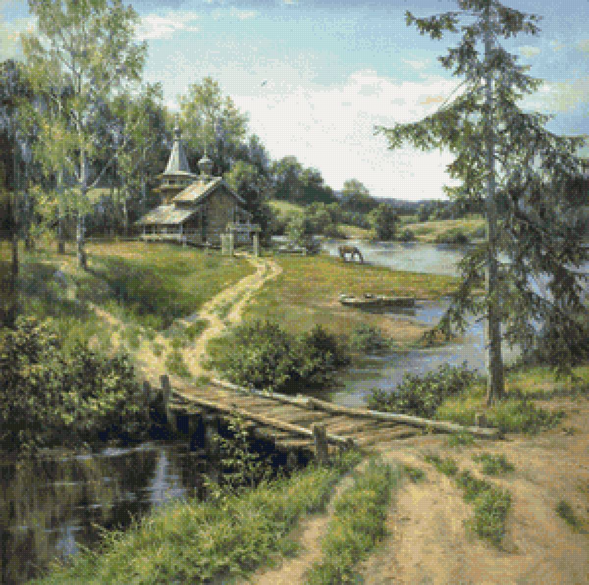 Пейзаж - лето, сатаров - предпросмотр