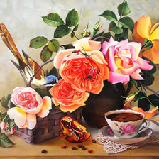 Схема вышивки «Натюрморт.»