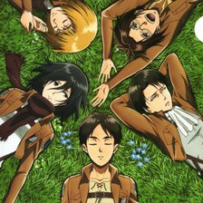 Схема вышивки «Атака титанов»