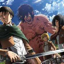 Схема вышивки «Атака титанов»