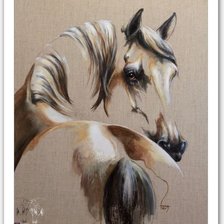 Схема вышивки «конь»