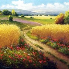 Схема вышивки «Дорога домой»