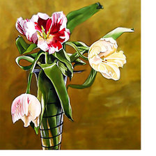 Схема вышивки «Тюльпаны.»