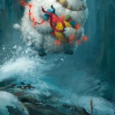 Схема вышивки «Зимний дух леса и сказки»