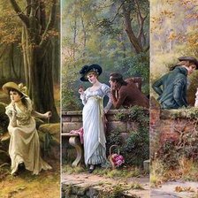 Схема вышивки «coppie»