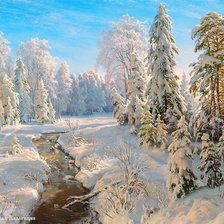 Схема вышивки «В лесу»