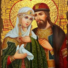 Схема вышивки «петр и феврония»