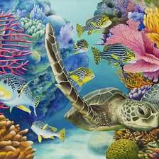 Схема вышивки «Подводный мир»