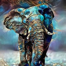 Схема вышивки «Elefante.»