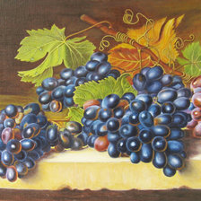 Схема вышивки «Виноград»