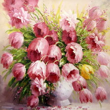 Схема вышивки «Цветы»