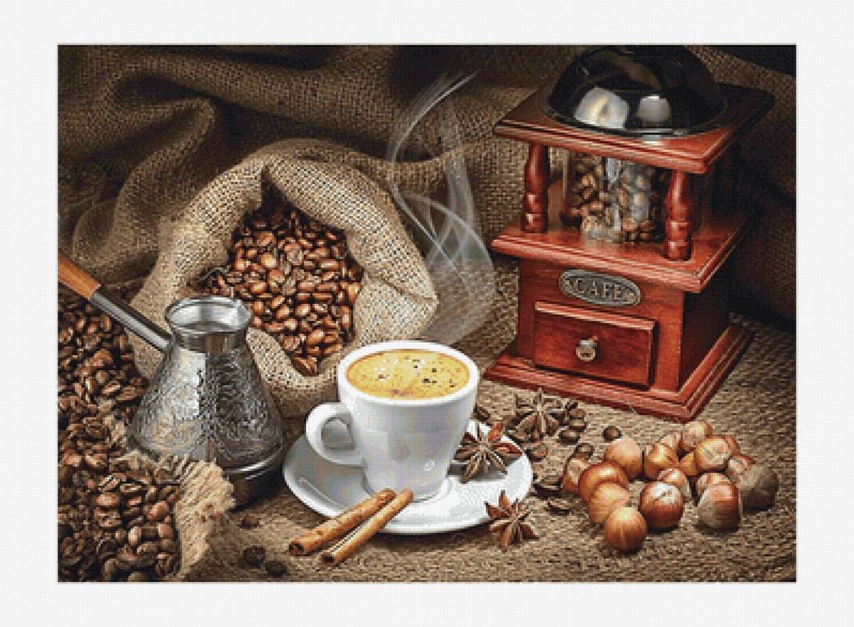 кофейный натюрморт - предпросмотр