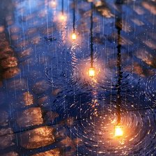 Схема вышивки «Rain»