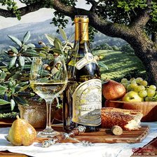 Схема вышивки «ЭРИК КРИСТЕНСЕН. ВИНО ДОЛИНЫ  Напа»