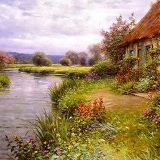 Схема вышивки «Деревня»