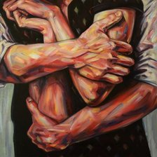 Схема вышивки «обюъятия гамма»