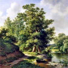 Схема вышивки «Пейзаж»