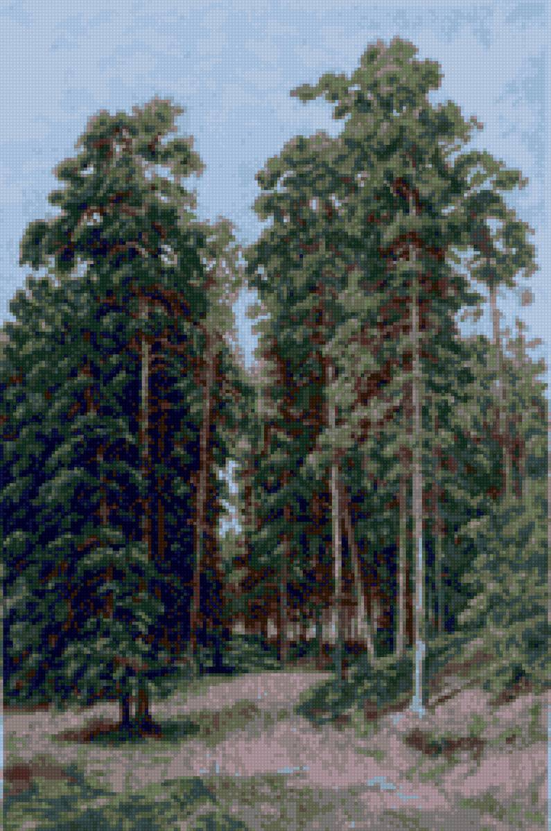 Шишкин, Солнце в лесу - предпросмотр